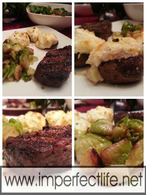 30 Minute Low Carb Steak dinner I'mperfect Life